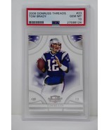 Authenticity Guarantee 
2008 Donruss Threads #23 Tom Brady Patriots  PSA... - £1,415.92 GBP