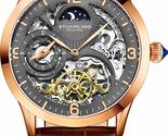Stührling Original Automatic Watch for Men Skeleton Watch Dial, Dual Tim... - £220.58 GBP