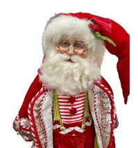 Katherine's Collection Wayne Kleski Santa Claus Doll 33" Stand Original Box image 3