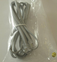 7FT Gray Modular Telephone Extension Line Cord Cable RJ-11 - $2.32