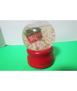 Musical Snow Globe Red Trolley Hearts Plays I Left My Heart In San Franc... - £15.65 GBP