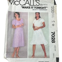 McCall&#39;s 7028 Small Misses Dress Vintage Sewing Pattern - $4.80