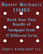 Build Your Own Bundle Master Mechanic 134465 1/4 Sheet No-Slip Sandpaper 17 Grit - £0.73 GBP