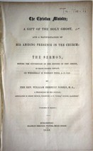 William Norris Sermon On The Holy Ghost c1858 New Hampshire - £26.12 GBP