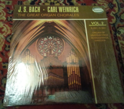 Johann Sebastian Bach, Carl Weinrich The Great Organ Chorales, Volume 2 Used LP - $19.79