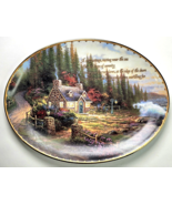 Thomas Kinkade&#39;s Guiding Lights PINE COVE COTTAGE Bradford Exchange Plat... - $681.23 MXN