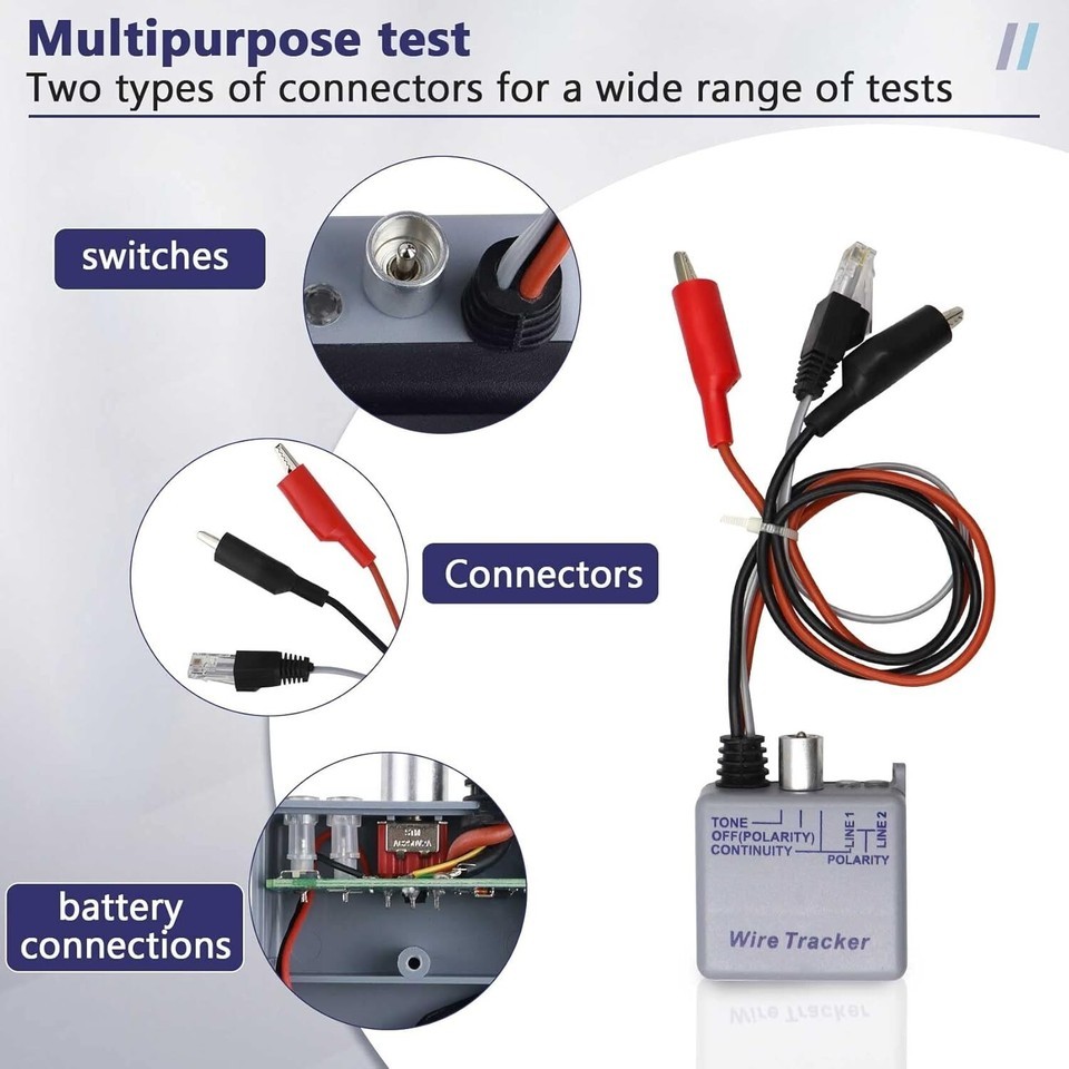 200EP High Accuracy Wire Tracer Circuit Tester Kit - Portable and Professional Item image 6