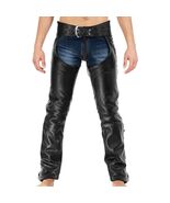 Dean Black Leather Assless Chaps - $175.00