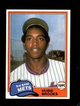 1981 Topps Traded #742 Hubie Brooks Nmmt Mets *X82266 - £1.55 GBP