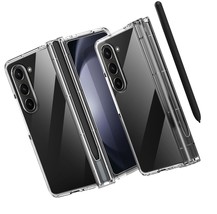 for Galaxy Z Fold 6 Case with Pen Holder Clear, [Anti-Yellow] Slim Fit PC - $38.89