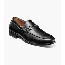 Stacy Adams Richmont Moc Toe Bit Slip On Shoes Black Tumbled 21567-007 image 4