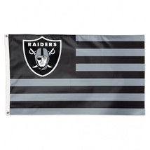 Las Vegas Raiders Flag 3x5 Deluxe Americana Design - $1,630.81 MXN
