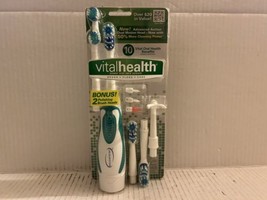 vital health power oral care system BRUSH FLOSS CARE, 2 Polishing Brush ... - $34.64