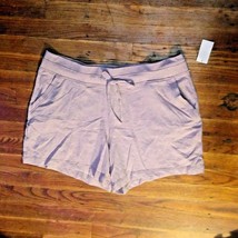 32 Degrees Cool Shorts Heather Nirvana Women Pull On Size XL - $14.85
