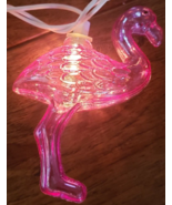50 Pink Flamingo Patio Camper Tiki Summer Party Lights Pink - $752.48 MXN