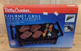 Vintage Betty Crocker Gourmet Grill Indoor Barbeque New Old Stock BBQ Gr... - £29.88 GBP