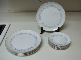 Camelot China Japan ~ Gracious ~ 10 Pieces ~ Saucers &amp; Snack Plates - £42.68 GBP