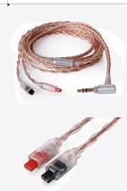 8-core Braid Balanced Audio Cable For Audio Technica ATH-IM04 IM03 IM02 IM01 - £20.77 GBP