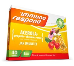 Strong Nature Immuno Respond Propolis Ehinacea and honey 40 pills - $14.85