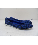 Reebok Women&#39;s Slip On Flat Casual Shoe Blue Black Size 7M - £17.03 GBP