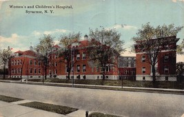 Syracuse New York~Womens &amp; Childrens HOSPITAL~1913 Pstmk Jubb Publ Postcard - £6.10 GBP