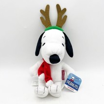 Peanuts Snoopy Reindeer Plush Animal Doll Toy NWT - $19.99