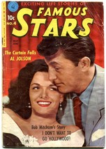 Famous Stars #4-1951-Robert Mitchum- Jane Russell- Al Jolson VG - £75.71 GBP