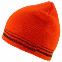 Trendy Apparel Shop 3 Reflective Stripes High Visibility Safety Beanie Hat - Saf - £15.81 GBP
