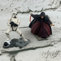 Star Wars Action Figure Lot Emperor Palpatine Storm Trooper Hasbro 2006 - £9.44 GBP