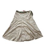Faded Glory Originals Long Modest Tan Missy Skirt Size 16 Boho Zip Clous... - €19,59 EUR