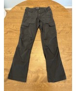 LAPG Pants Womens 2 Regular Charcoal Stretch Tactical Rip Stop Resistant - $20.69