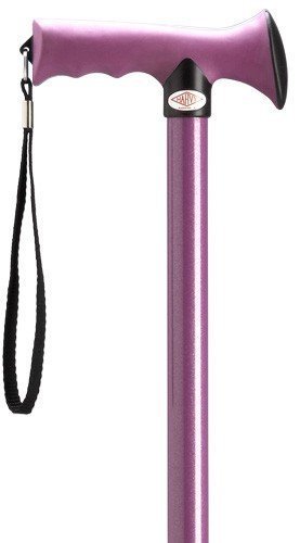 HARVY Light Pink Ergonomic Rubber Grip Handle Aluminum Adjustable Shaft Ladies W - $44.00