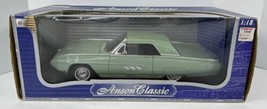 Ford Thunderbird diecast 1:18 Scale 1963 Anson Classic Light Mint Green ... - $59.39