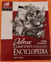 Compton&#39;s Home Library Interactive Encyclopedia 1998 Edition Users Guide - £6.19 GBP