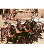 Ben-Hur Charlton Heston Stephen Boyd Iconic Chariot Race 11x14 Photograph - $24.59 CAD