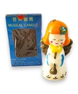 Vintage Musical Angel Candle Unused Original Box Christmas Holiday Decor - $227.89 MXN