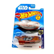 2021 Hot Wheels Star Wars Toy Car 12/250 X-34 Landspeeder  - £6.95 GBP