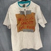 Vintage Made in USA Will Shoot for Food T-Shirt Men’s Size Large - $14.99