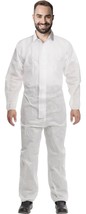 Disposable Coveralls for Men, Women, X-Large. Pack of 5 White Coveralls... - £30.61 GBP