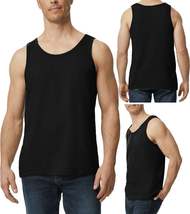 Gildan Mens Soft Ring Spun Tank Top Sleeveless T-Shirt S, M, L, XL, 2XL NEW! - £10.35 GBP+