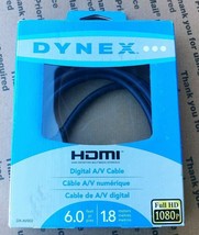 Dynex - HDMI Digital A/V Cable Model DX-PS3002, 6ft, 1.8 meters NEW - $3.99
