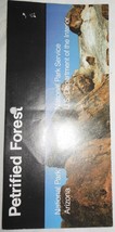 Petrified Forest National Park Arizona Foldout Information Brochure 1988 - $2.99