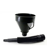 2 in 1 Deluxe Multi-Purpose Funnel 5-1/2&quot; Opening Mesh Screen Oil Brake ... - $9.49