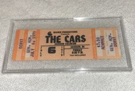 The Cars 1979 Vintage Unused Concert Gig Ticket Ric Ocasek Benjamin Orr Ephemera - $32.97