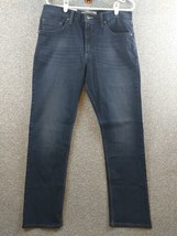 Wrangler Authentics Men&#39;s Denim Jeans 33Wx32L Slim Fit Straight Leg ZM4SSRV - £17.12 GBP