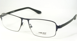 HEAT EYEWEAR 5024-1 Lila-Schwarz Brille Metall Rahmen 54-16-140mm - $45.92