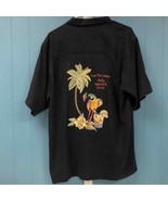 LUAU 100% silk Polly&#39;s Drink Parrot Embroidered Shirt &quot;Lose the Cracker&quot;... - $91.95 CAD