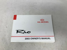 2003 Kia Rio Owners Manual Handbook OEM H02B23009 - $13.49