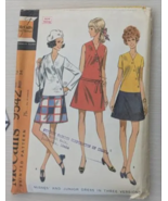 12/34 UC FF 1960s Vintage Sewing Pattern McCalls 9542 Dress - $13.66 CAD