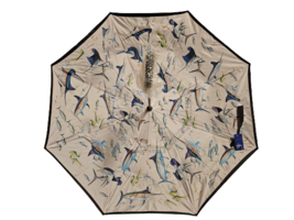 Guy Harvey 39&quot; Swordfish/Squid Ocean Double Layered Reversible Fashion Umbrella - £11.02 GBP+